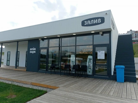 Станция вейк-парка из ЛСТК: 96м²