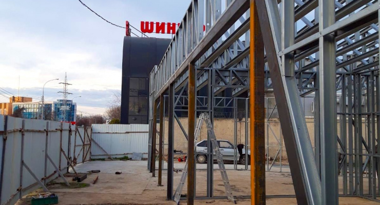 Автомойка из ЛСТК: 339м²