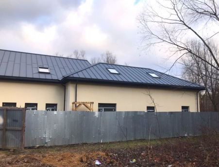 Реконструкция крыши из ЛСТК: 473м²