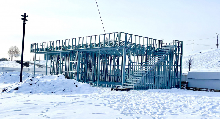 Станция вейк-парка из ЛСТК: 96м²