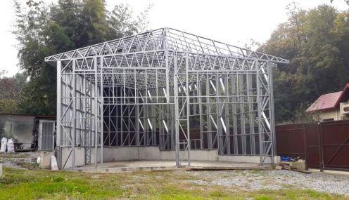 Гараж из ЛСТК: 80м²