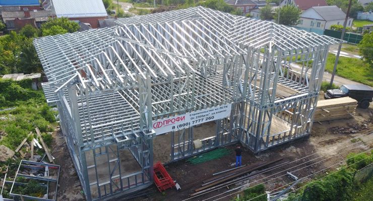 Офис из ЛСТК для компании: 410м²
