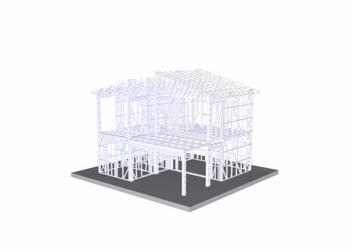 Баня двухэтажная: 128 м²